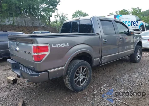 2012 Ford F-150 Platinum from USA, damaged, VIN 1FTFW1EF7CFB00528